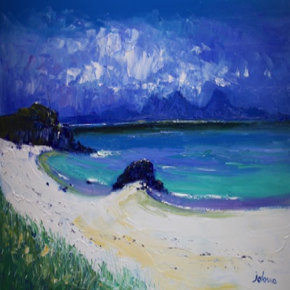 Calve Beach Isle of Colonsay looking to The Paps of Jura 16x30